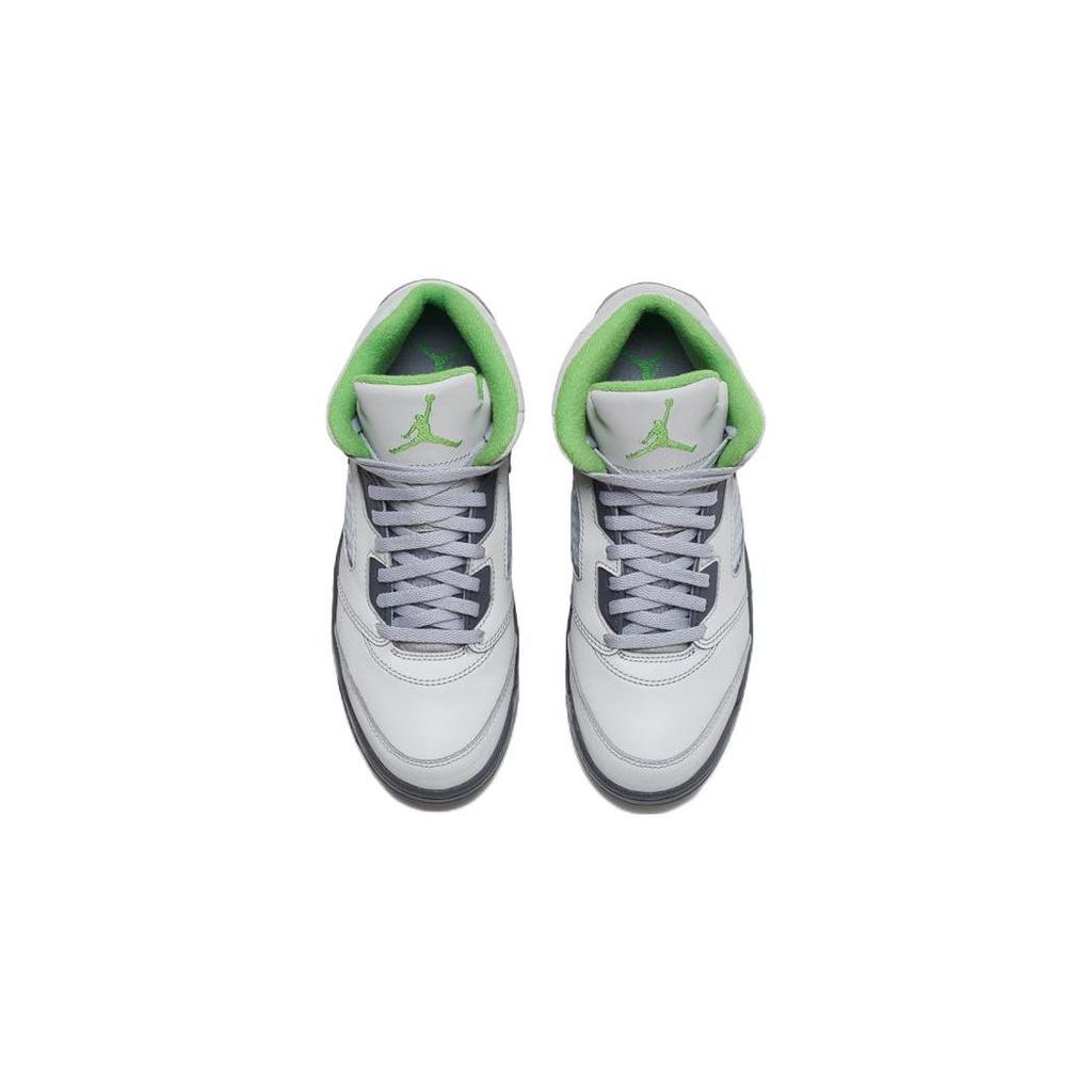 Air Jordan 5 Retro PS DQ3735-003 Scarpe da Basket Retro per Bambini in Età Prescolare Fagiolino Verde