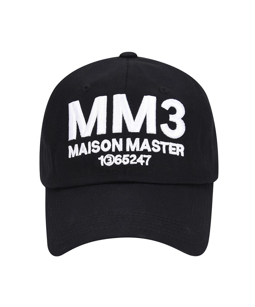MAISON MASTER Mm3 Logo Ball Cap