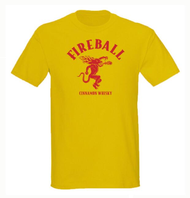 Футболка Fireball cinnamon whisky Унисекс XXXL