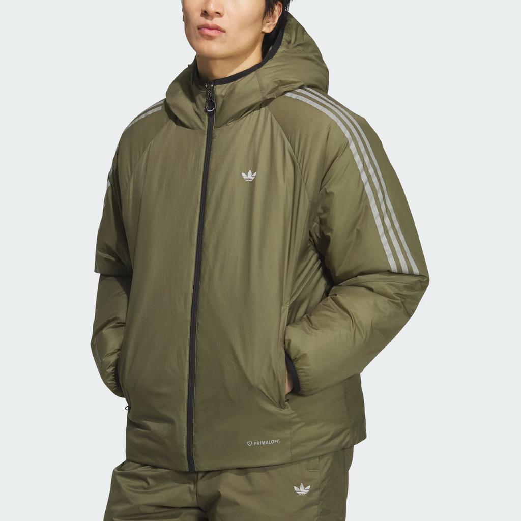 Adidas Originals FW25 Primaloft Padded Logo Three Stripes Water Resistant Windproof Warm Thick Sports Long Sleeve Cotton Jacket Men jackets KH2025