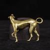 Tischdekoration Vintage Messing Tierfiguren Handwerk Zubehör Massives Messing Treue Hunde Dekorative Objekte Geschenke