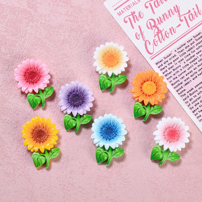 Handmade Sunflower Resin DIY Jewelry Kit