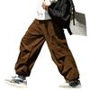 Japanese Cityboy Corduroy Wide-Leg Pants - Men's Plus Size, Thick, Casual, Autumn/Winter