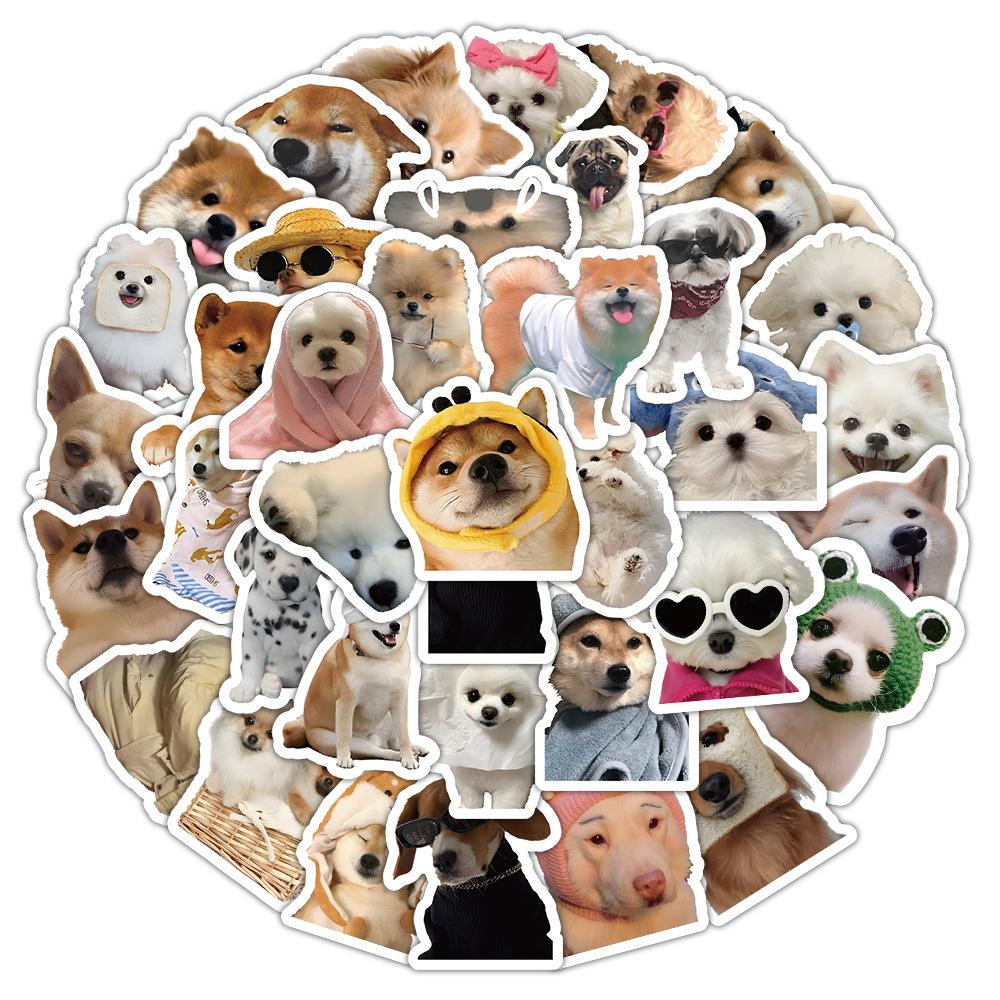 100pcs Abstract Funny Puppy Stickers for Phone, Cup, Computer, Tablet, and Fridge Decorations