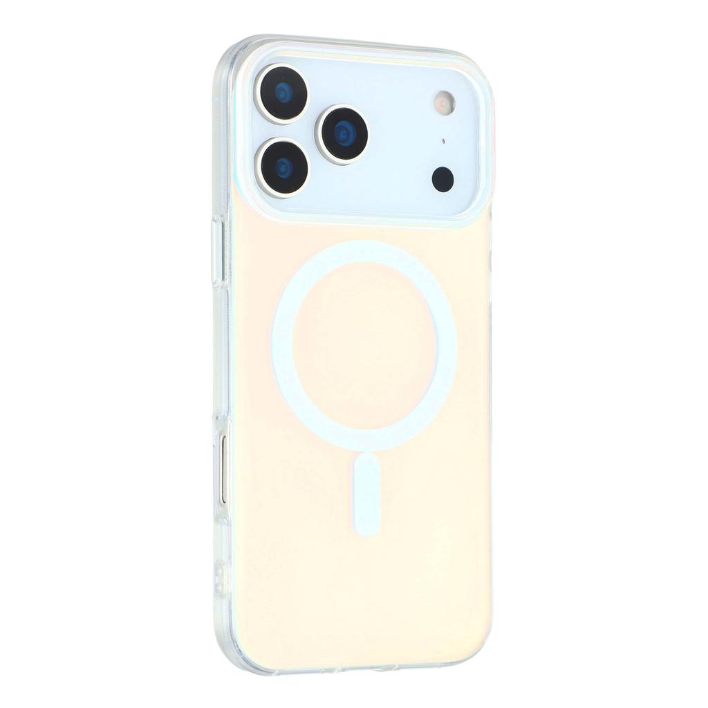 For iPhone 17 Pro Max Case Compatible with MagSafe TPU+PC Iridescent Aesthetic Phone Cover