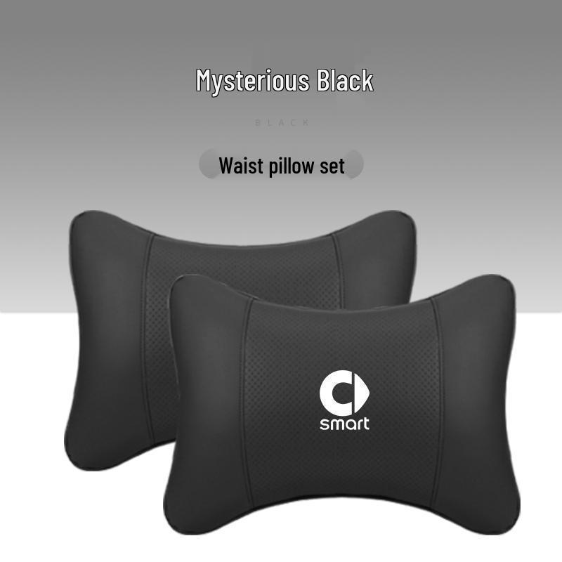 Mercedes Smart Car Headrest & Lumbar Support Cushion: Neck Protection & Hugging Pillow for Elf 1 Fortwo.