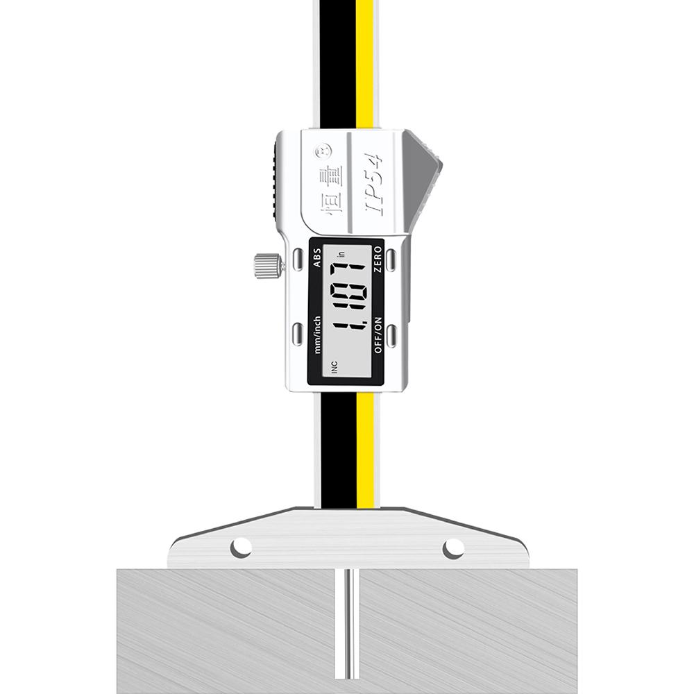 Digital Display Depth Caliper Electronic Thin Rod Depth Gauge Small Hole Depth Measurement Ruler 0-30mm 0-350mm 0-100mm 0-150mm