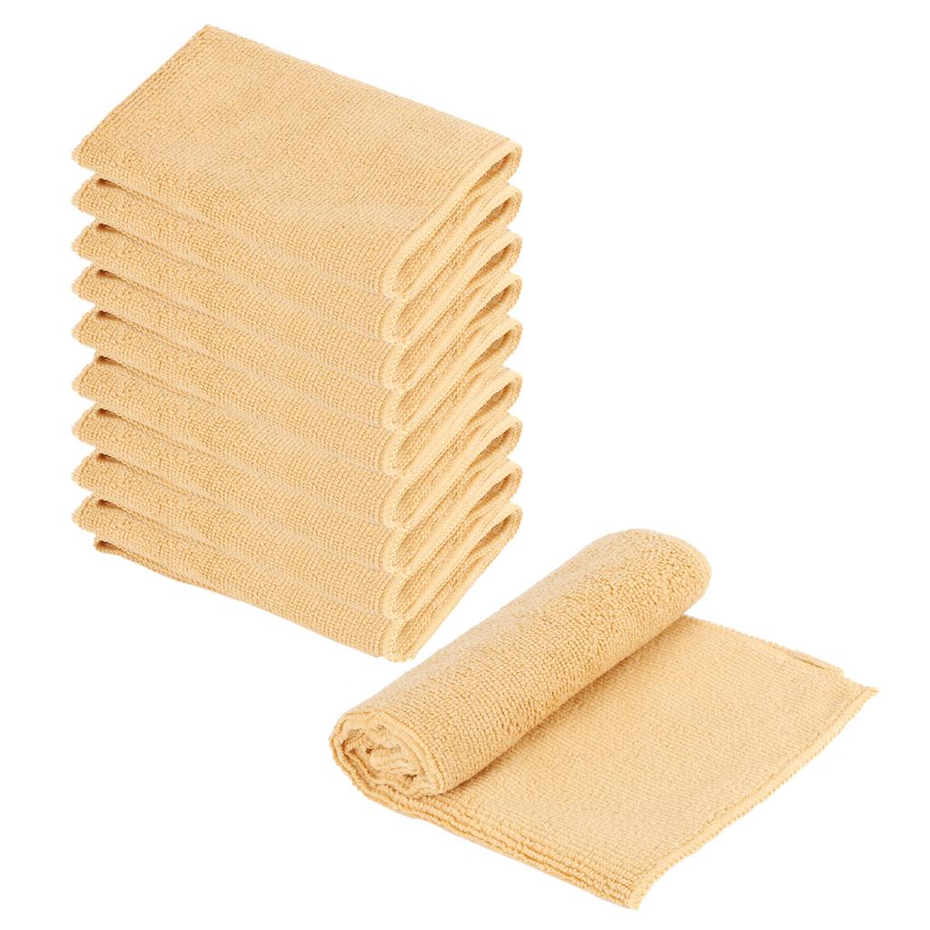 10 ks 30 x 30 cm Ručník z mikrovlákna Silně savý Rychleschnoucí Měkký ručník (Khaki)