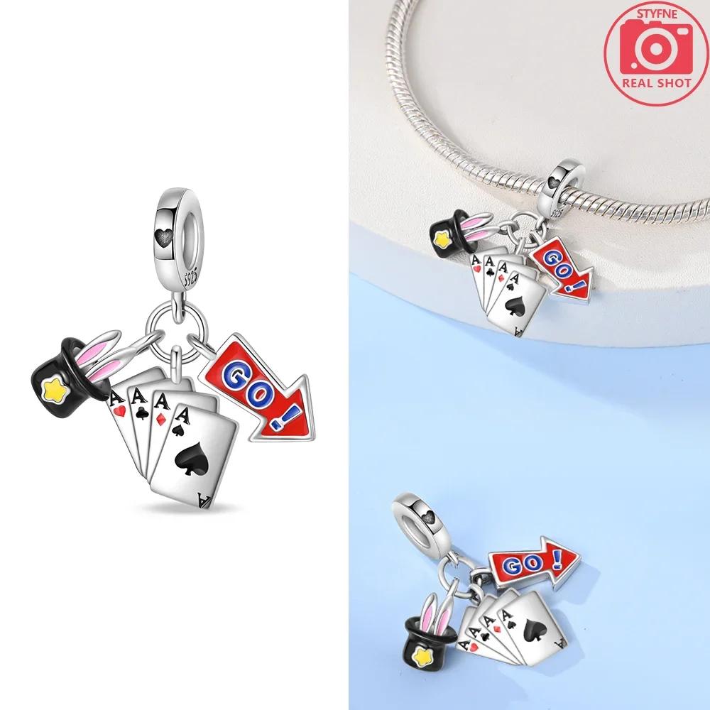 Originalcopper Colorful Clown Camera Gift Charms Beads Fit Bracelet Jewelry Diy Women Fine Gift Accessories Necklace
