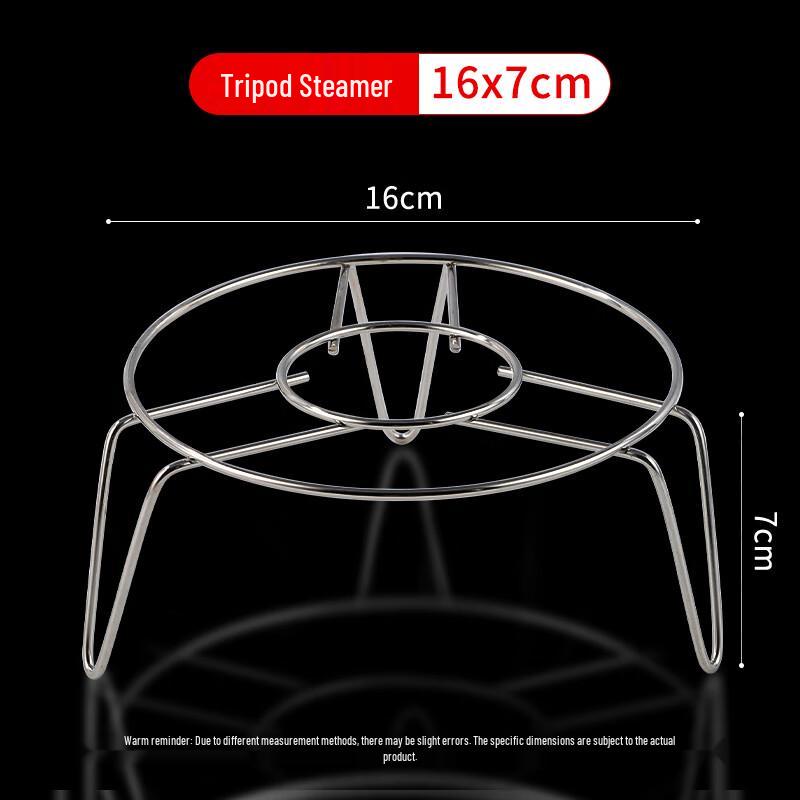 10-Pack Stainless Steel Three-Legged Steaming Racks