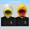 Süße Gelbe Ente mit Großem Schnabel Tierkopfmaske für Kreative DIY Partykostüme