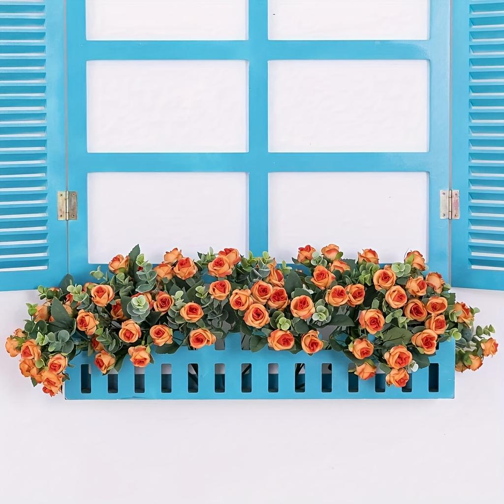 10-Head Artificial Rose Bouquet for Weddings and Parties