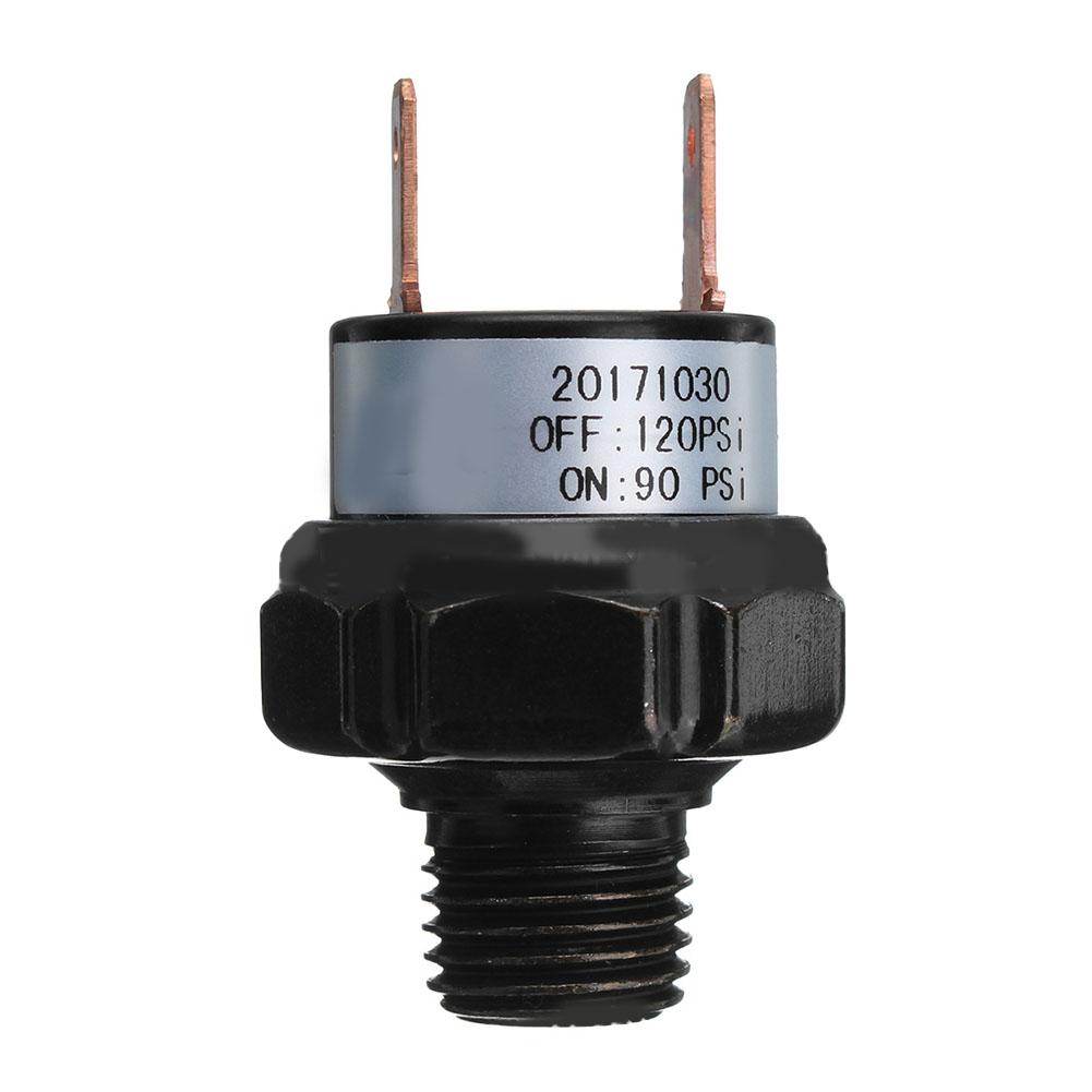 Air Compressor Pressure Switch 1 8 NPT 20 Amps Aluminum Alloy Black 120-150PSI 125-200PSI 170-200PSI 90-120PSI