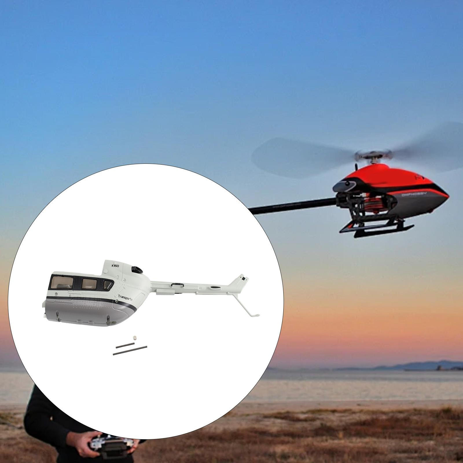 

RC Helicopter Body Left and Right Cover for XK K160 Easy Installation Professional Airplane Spare