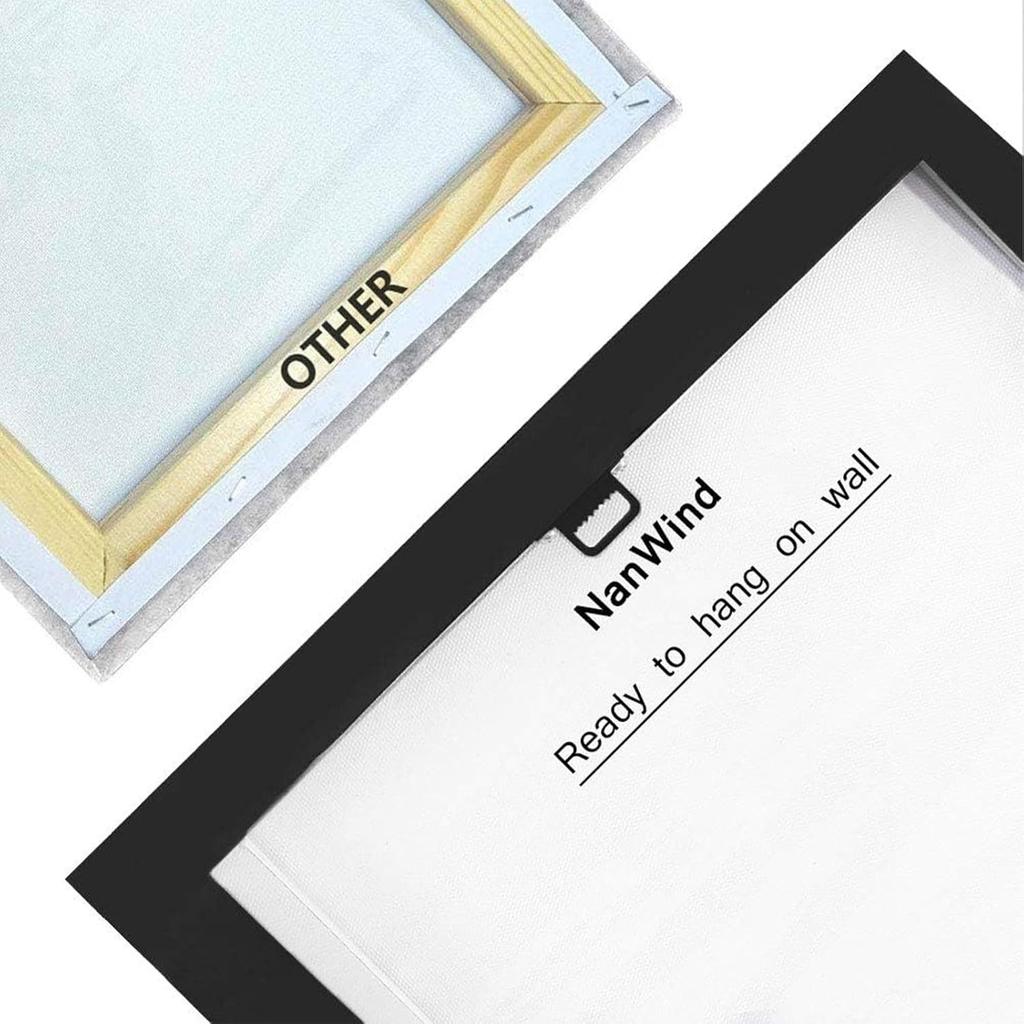 3 pcs Framed Boho Canvas Wall Art Green Sage Botanical Painting Wall Decor Pictures Mid Century Modern Minimalist poster prints for Living Room