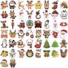 50PCS Christmas Cartoon Stickers, Colourful Doodle Decorative Stickers Suitable for Cups Notebooks Mobile Phones and Suitcases
