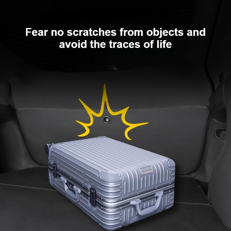 Trunk Tailgate Mat for Tesla Model 3 Highland Model Y Juniper 2025 Tailgate Protective Leather Pad Interior Trim Car Accessories