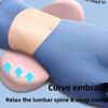 Soft Comfortable Lumbar Support Pillow Ergonomic Design Lower Backrest  Lumbar Protrusion Relief