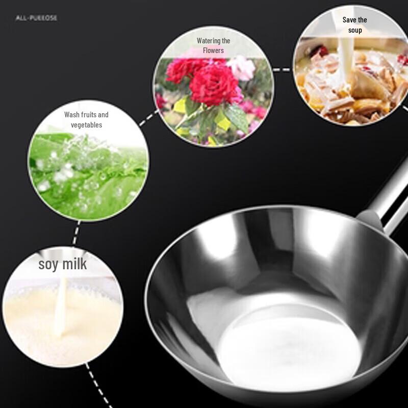 Huihuang Stainless Steel Long Handle Water Ladle