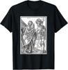 Death and the Landsknecht by Albrecht Durer (1510) Unisex-Adults T-Shirt Black S Unisex T-Shirt