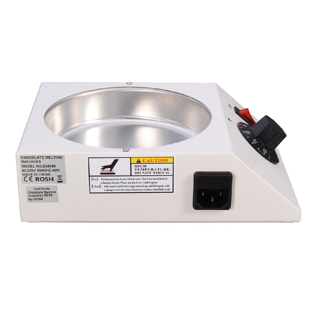 40W Black Electric Chocolate Cheese Melting Machine Mini Non-Stick Ceramic Pot Tempering Cylinder Melter Pan Single Pan Ceramic