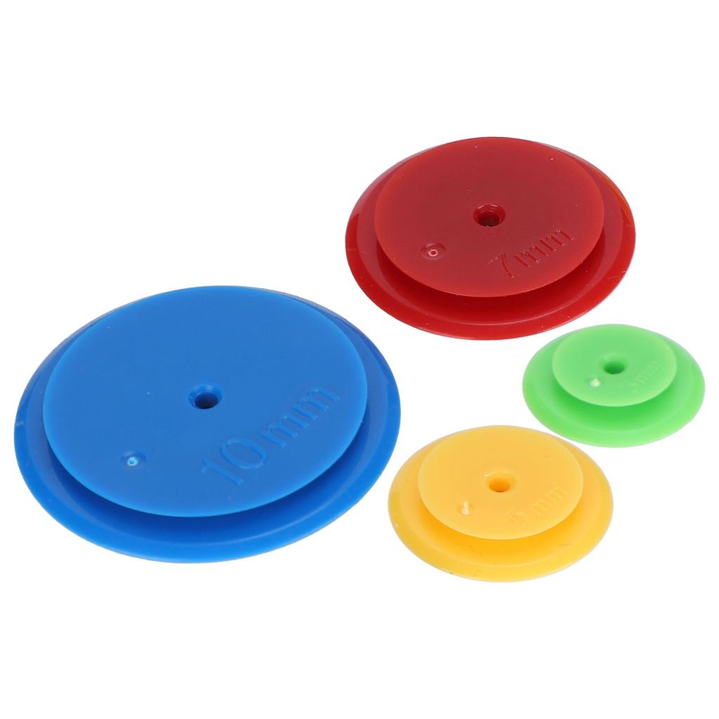 16Pcs Tailor Sewing Scribing Tool Round Patch Work Parallel Tracking Wheel DIY Craft Supplies