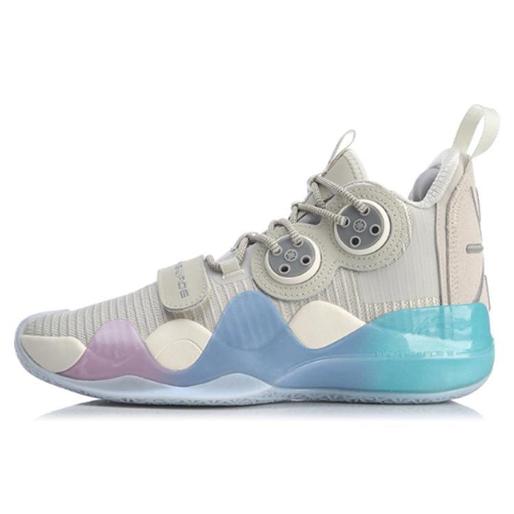 New LiNing WOW 8 Way Of Wade 8 Durable Breathable High Top Basketball Shoes Men's Cotton Candy ABAP113-9