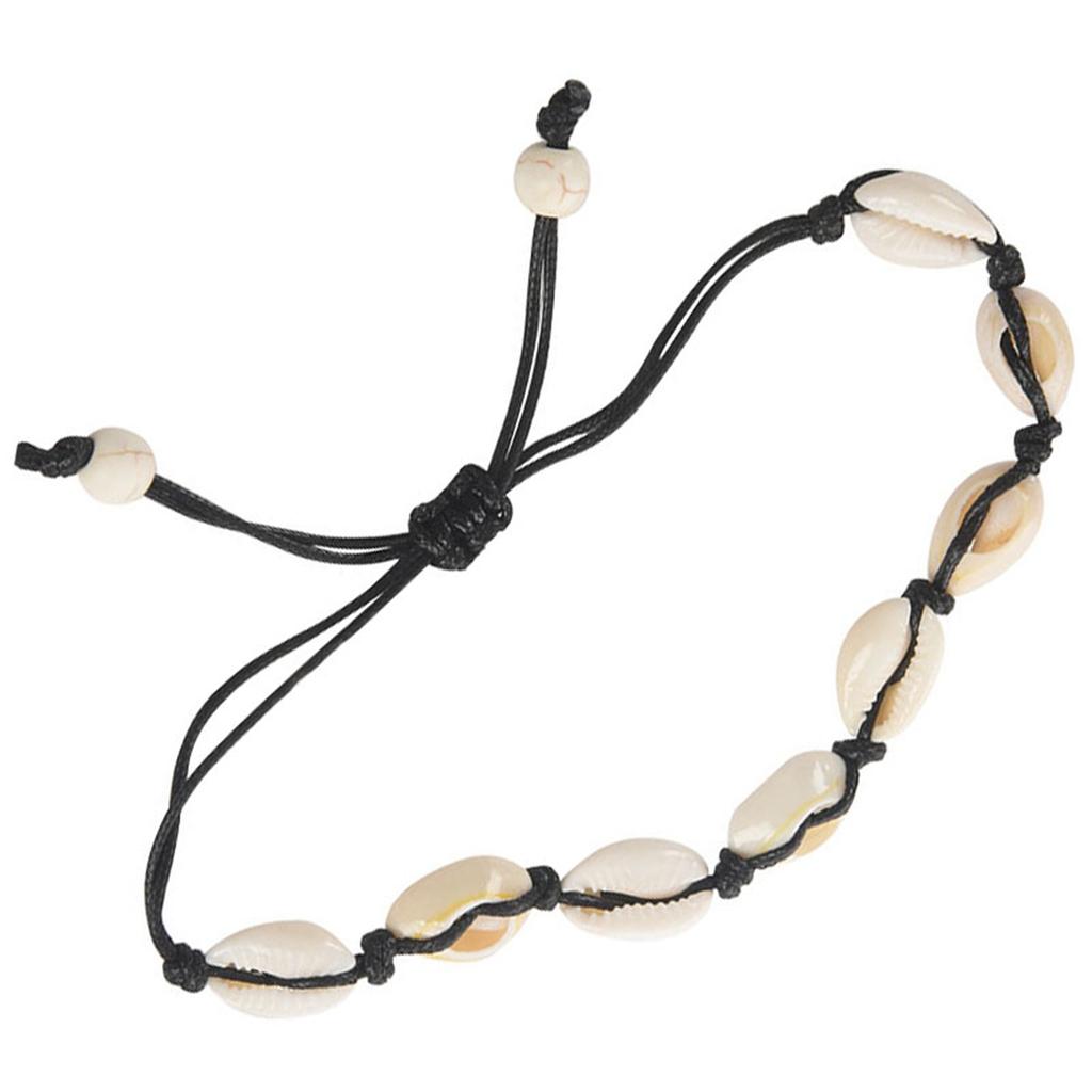 A95D-Anklets For Women Shell Foot Jewelry Summer Beach Barefoot Bracelet Ankle On Leg Ankle Strap Bohemian Accessories