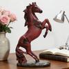 Rote Pferde Statue Ornament 2026 Chinesisches Neujahr Sammlerfigur Feng Shui Harz Rotes Pferd Dekor Reichtum Glück Handwerk