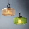 Retro Colour Glass Pendant Light Nordic Loft Hanging Indoor Decor Lights LED Fixtures E27/E26 for Bedroom Restaurant Lamp
