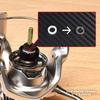 HEDGEHOG STUDIO Spulenachse Bremsscheiben 1BB Kit für Größe M Zusatz Shimano, (HRCB Rostschutzlager)