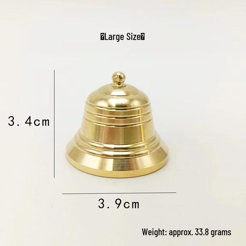 Brass Bell Wind Chime Pendant Copper Bell Car Ornament Jewelry Accessory
