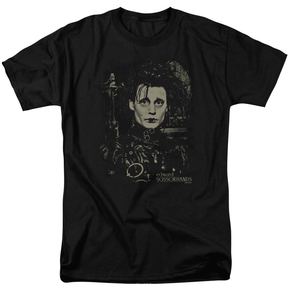 26 Edward Scissorhands Edward T Shirt Mens Licensed Classic 80s Movie Tee Black Unisex T-Shirt M