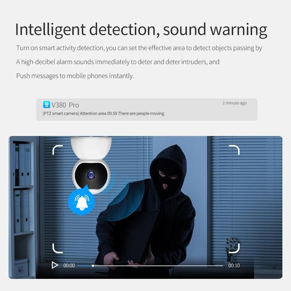 High Quality 1080P Infrared Night Vision IP Camera Wireless Wifi Camera Pan Tilt Surveillance Camera CCTV System P2P Phone Remote Control