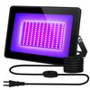 YC UV Blacklight Waterproof UV Light for Resin Outdoor Stage Atmosphere 3D Model Drying Floodlight, IP65, 395-405nm Curing, Use, Lighting, Creation,