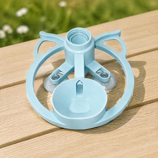 Travel Water Bowl for Cats Automatic Cat Dispenser, Bottle Adapter Pet Dispenser with Suction Cups, Durable ABS Feeder Non-Slip Portable