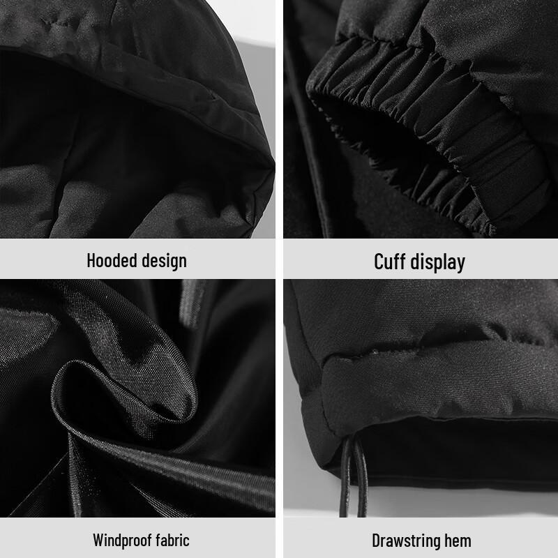 Warrior Men's Hooded Padded Winter Jacket