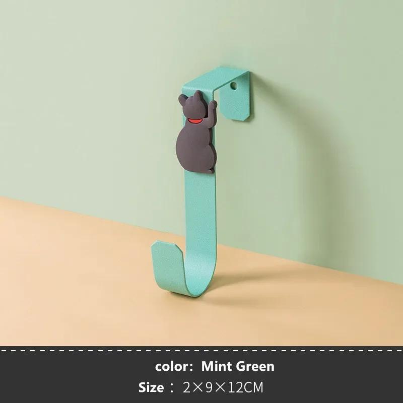 

1 шт. Крючок на заднюю сторону дверцы шкафа, без сверления, для ванной комнаты, многофункциональный крючок для хранения, крючок для халата для ящика