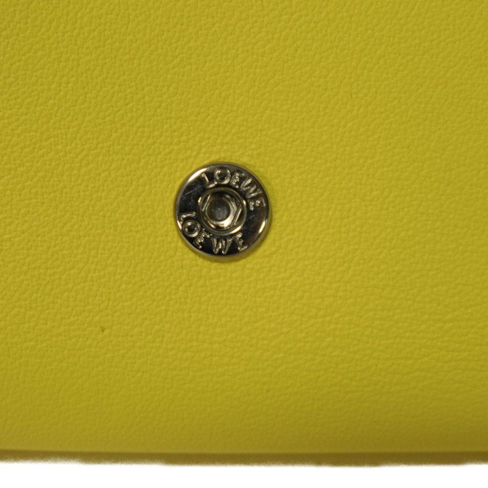 Used 12695 Cocktail Trifold Wallet C643TR2X13 7942 Anagram Lemon Stone Orange Paula's Ibiza Yellow Women's from Japan