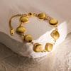 European & American Fashion Stripe Shell Bracelet - Colorfast Design