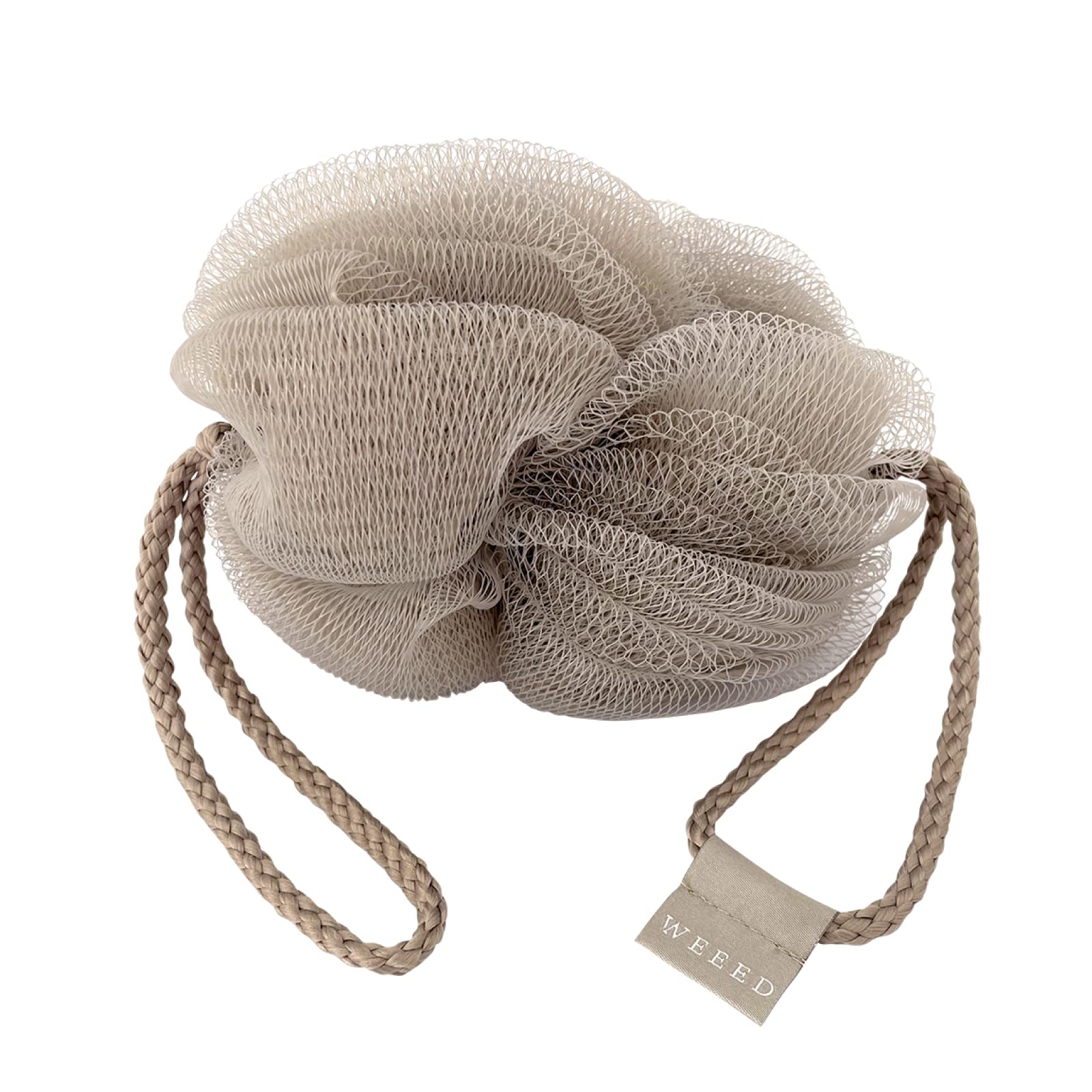 

WEEED Оригинальная пенящаяся пушистая сетка для мыла для тела и сетка для ухода за кожей, насыщенная, (двойной)