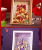 Christmas Tree Photo Frame BuildingBlocks, Small ParticleAssembly Toys, Light 3d Painting Ornaments, Christmas Handmade Diy Gifts