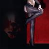 Women'S Tassel Curtain Lace Panties, One-Piece Sexy Stockings, Shiny And Silky, Open Crotch, Revealing Buttocks, See-Through