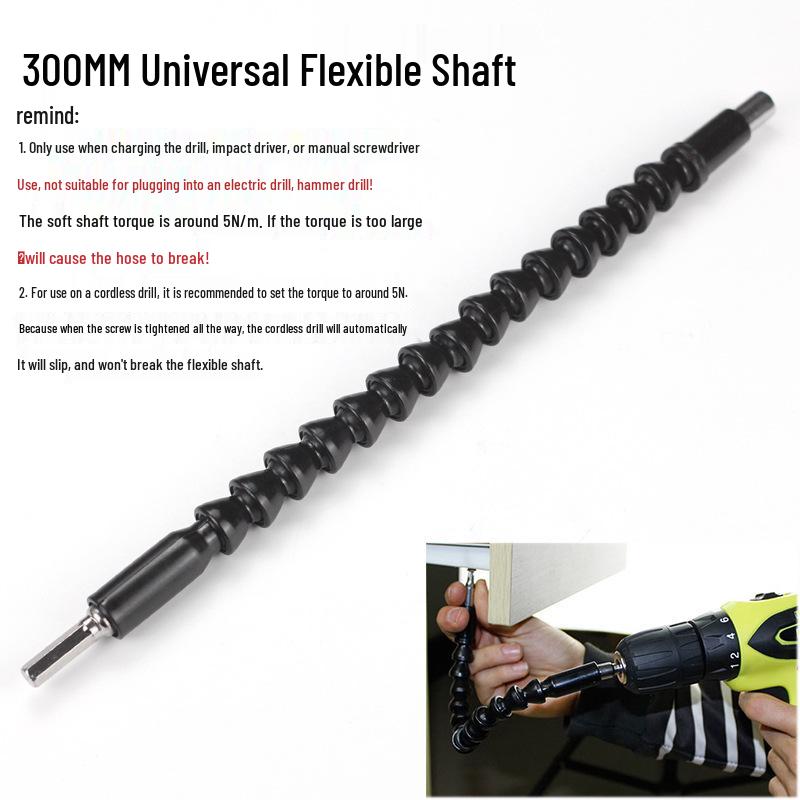90° Hochdrehmoment Flexwellen-Adapter für Bohrmaschine & Schraubendreher