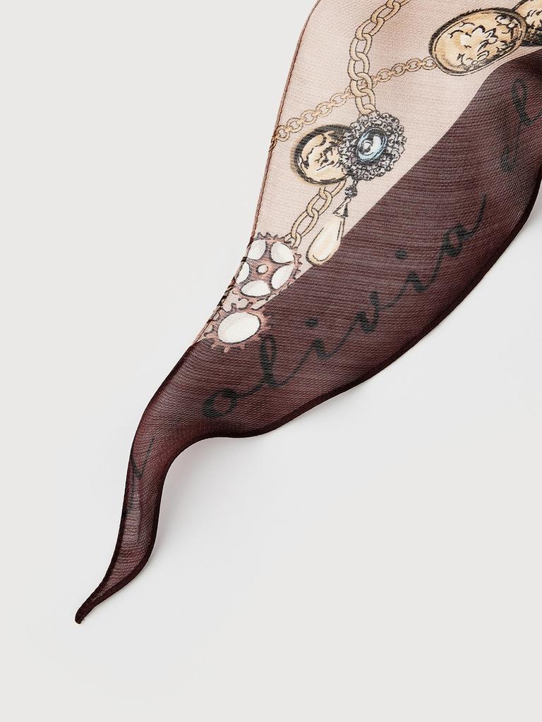 Logo Chain Triangle Scarf_VYCXF4Z7421 NC Jungangno Station Branch