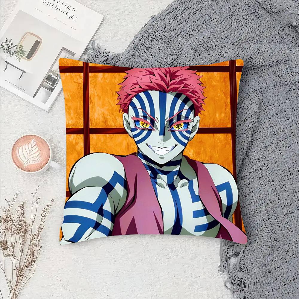 Akaza Anime Demon Slayer Kissenbezug Sofakissenbezug Zimmer Heimdekoration