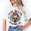 Anxiety Christmas Shirt Everything Is Fine TShirt Inside Out Emotions TeeEmotions Christmas Shirt Christmas Tops Gift
