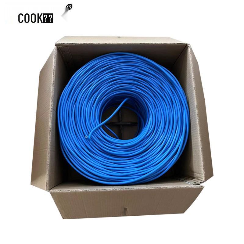 Cook Cat 6 Unshielded Gigabit Network Cable for High-Speed Broadband, 8-Core Monitoring, and Network Engineering