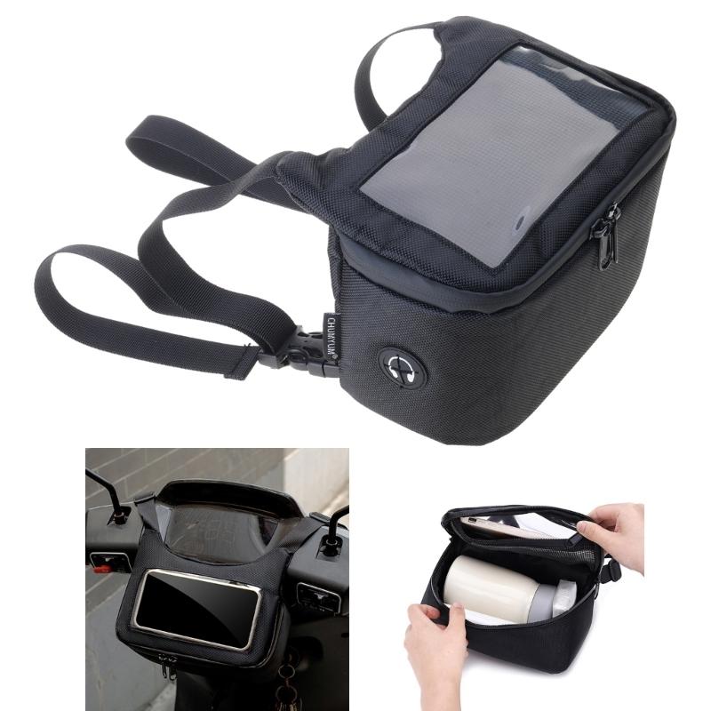 Front Storage Bag Waterproof Navigation Pocket for Motorcycle Traveling Camping