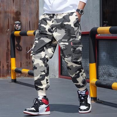 Hip Hop Cargo Pant Mens Fashion Joggers Casual Pants Streetwear Multi-Pocket Pants Men Harem Pants Plus Size